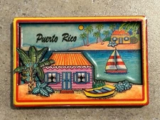 Porto Rico magnet Beach House sailboa