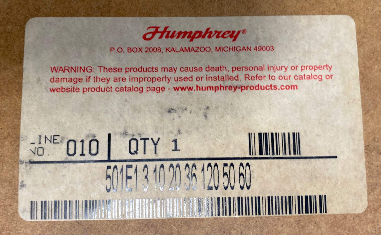 Humphrey 501E13102036 120 Volt 1/2 NPT Solenoil Valve for sale online | eBay