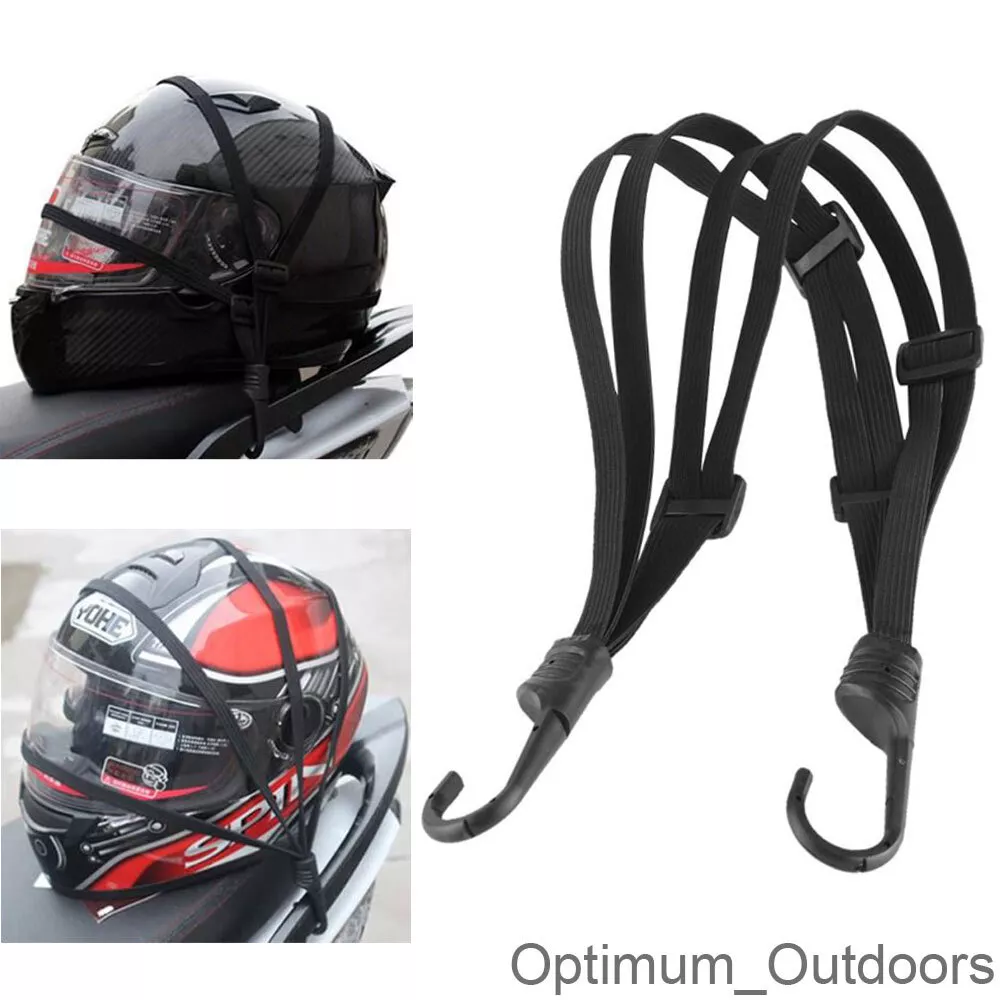Motorbike Motorcycle Helmet Elastic Adjustable Luggage Strap
