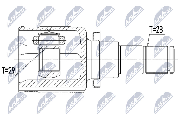 NPW-SU-038 Nty Gelenksatz, Antriebswelle FüR Suzuki-image