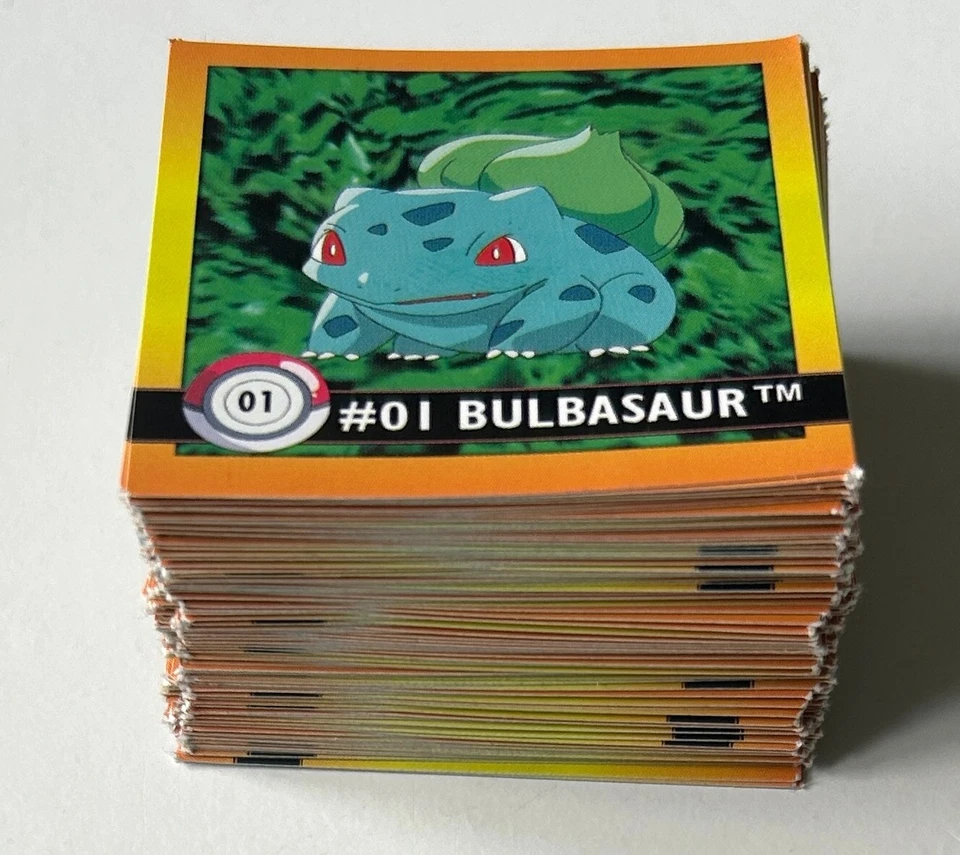 Rare 1999 Pokemon  Artbox Series 1 Stickers Complete Set X150 - Pack Fresh NM - Image 2 of 4