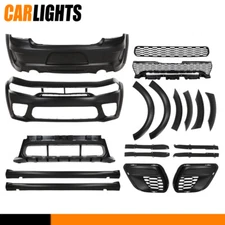 Rear Bumper Cover Fascia Fit For 2015-2023 Dodge Charger w/ Side Vents