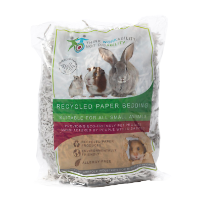 Recycled Paper Bedding 195g-390g Nesting for Hamsters, Gerbils
