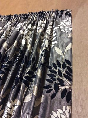 Rideaux Sur Mesure Clarke & Clarke Bolero Citrus F0320/02 - Cousus Main, 6 Cols