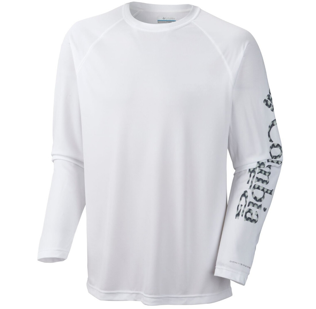 Columbia Men's Terminal Tackle PFG Long Sleeve Fishing Shirt - UPF 50 Sun Protection, Omni-Wick Moisture Management