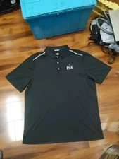 Cutter & Buck Polo Shirt Mens Large Blue 2019 PGA Bethpage Black Golf Course