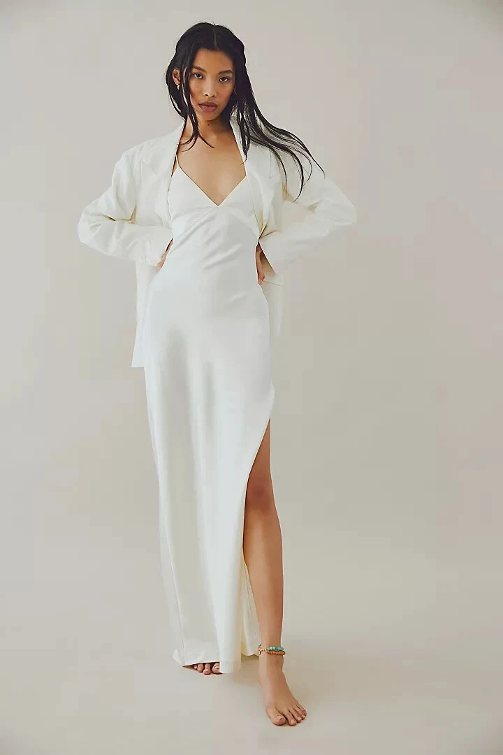 Maxi with blazer cheap