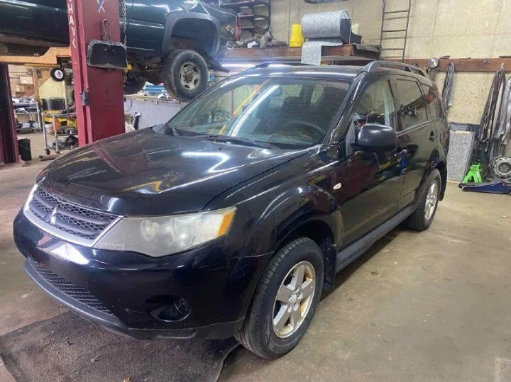 2007-2013 Mitsubishi Outlander Left Driver Seat Belt Retractor Assembly Black Foto 3 de 4