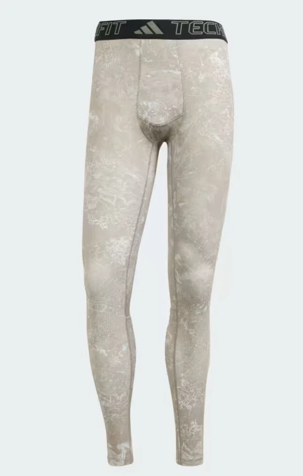 NEW MEN'S ADIDAS  TECHFIT COMPRESSION  LONG TIGHTS  ~ SIZE XL  #IR8225 - Image 3 of 4