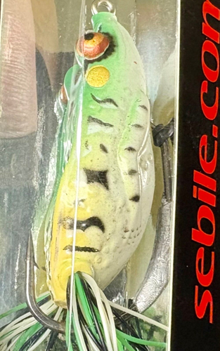 Sebile Pivot Frog 63 Single Wide Gap Gravity Hook Weedless Topwater Bass Lure - Picture 4 of 7