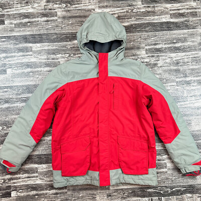 Ppsnabha Lands End Mens Down Jackets Winter Coat Lands End Red