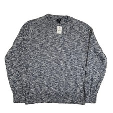 New J. Crew Men's Medium Cotton Sweater Blue