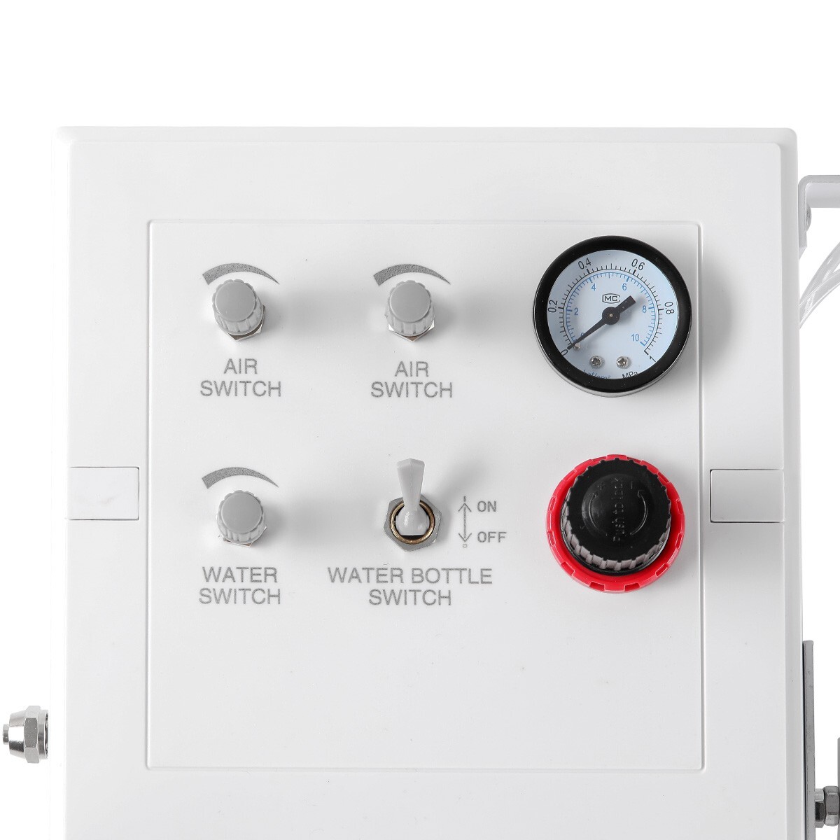 AZDENT Portable Dental Turbine Unit Weak Suction work with Air Compressor 2Holes