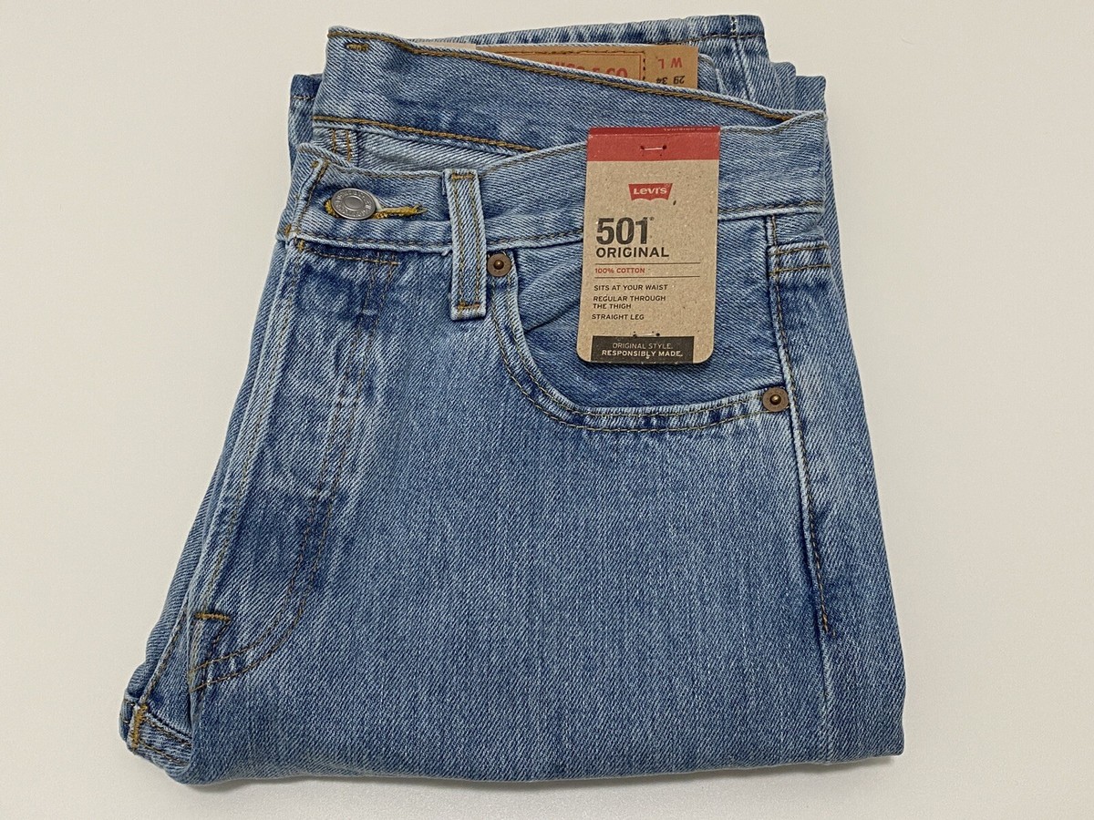 Levi's 501 Original Fit Straight Leg Jeans, Men's Size Levi's 501 Original Fit Straight Leg Jeans, Men's Size