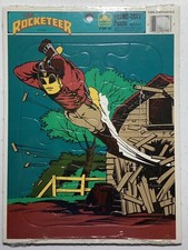 Vintage Golden Rocketeer Frame Tray Puzzle New Sealed