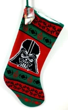 19" Star Wars Darth Vader Knit Christmas Stocking