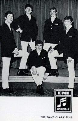 DAVE CLARK FIVE  : original german Promotion Card 1967 BEAT
