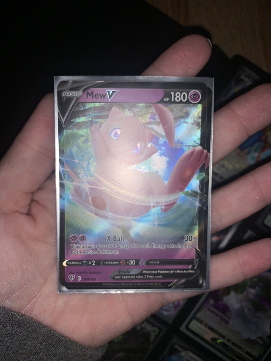 Carta Pokemon Lendarios Celebi V E Mew V +50 Cartas Original