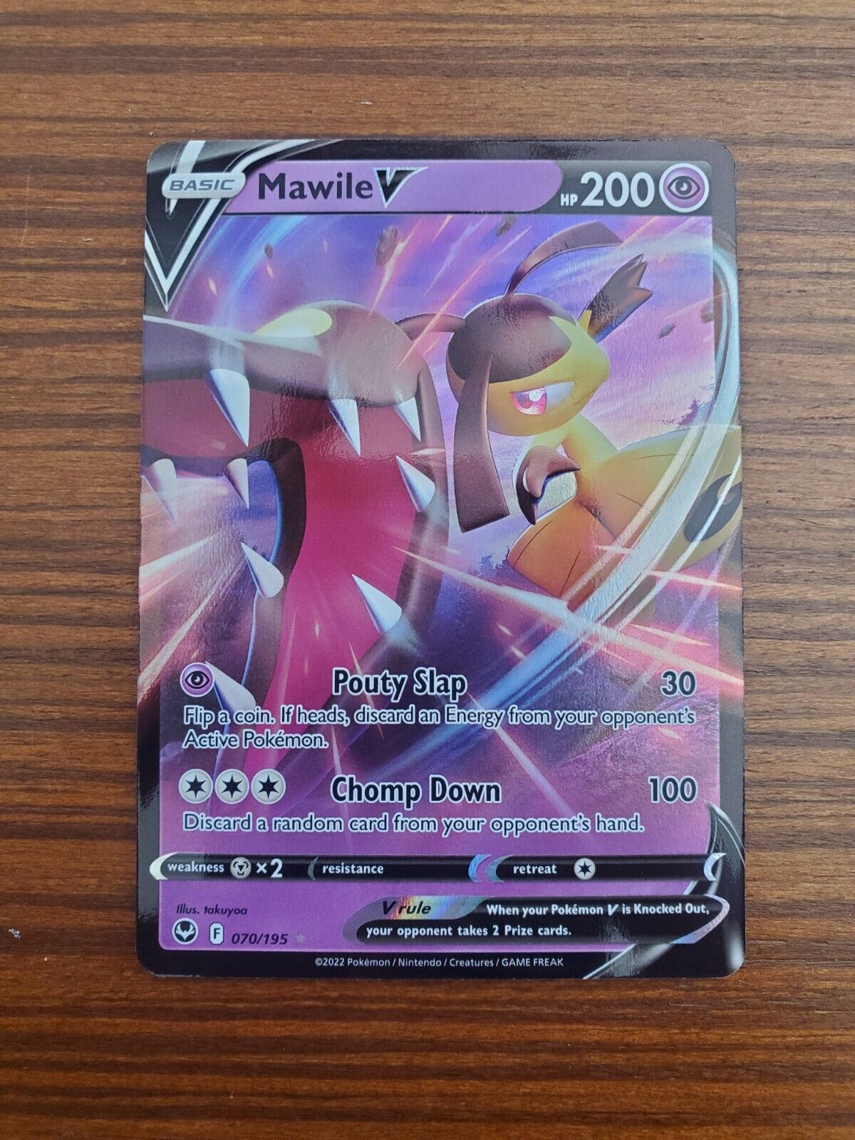 Mawile 129/202 NM in Portuguese Sword & Shield Pokémon TCG