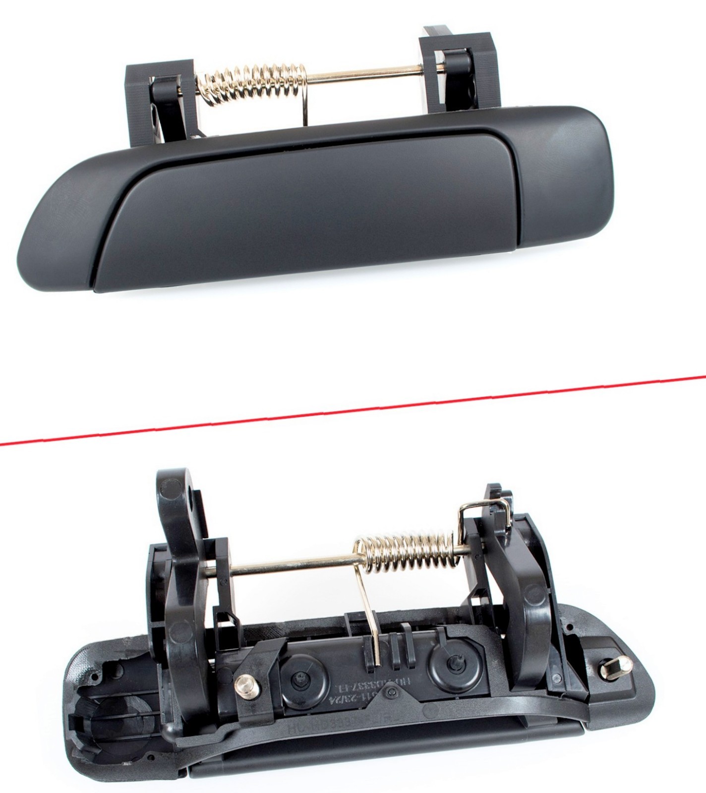 Poignée de porte extérieure avant gauche pour Honda Accord 1998-2002 en ABS noir