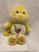 13" 2004 Care Bears Cousins Playful Heart Monkey Yellow Fast Shippjng