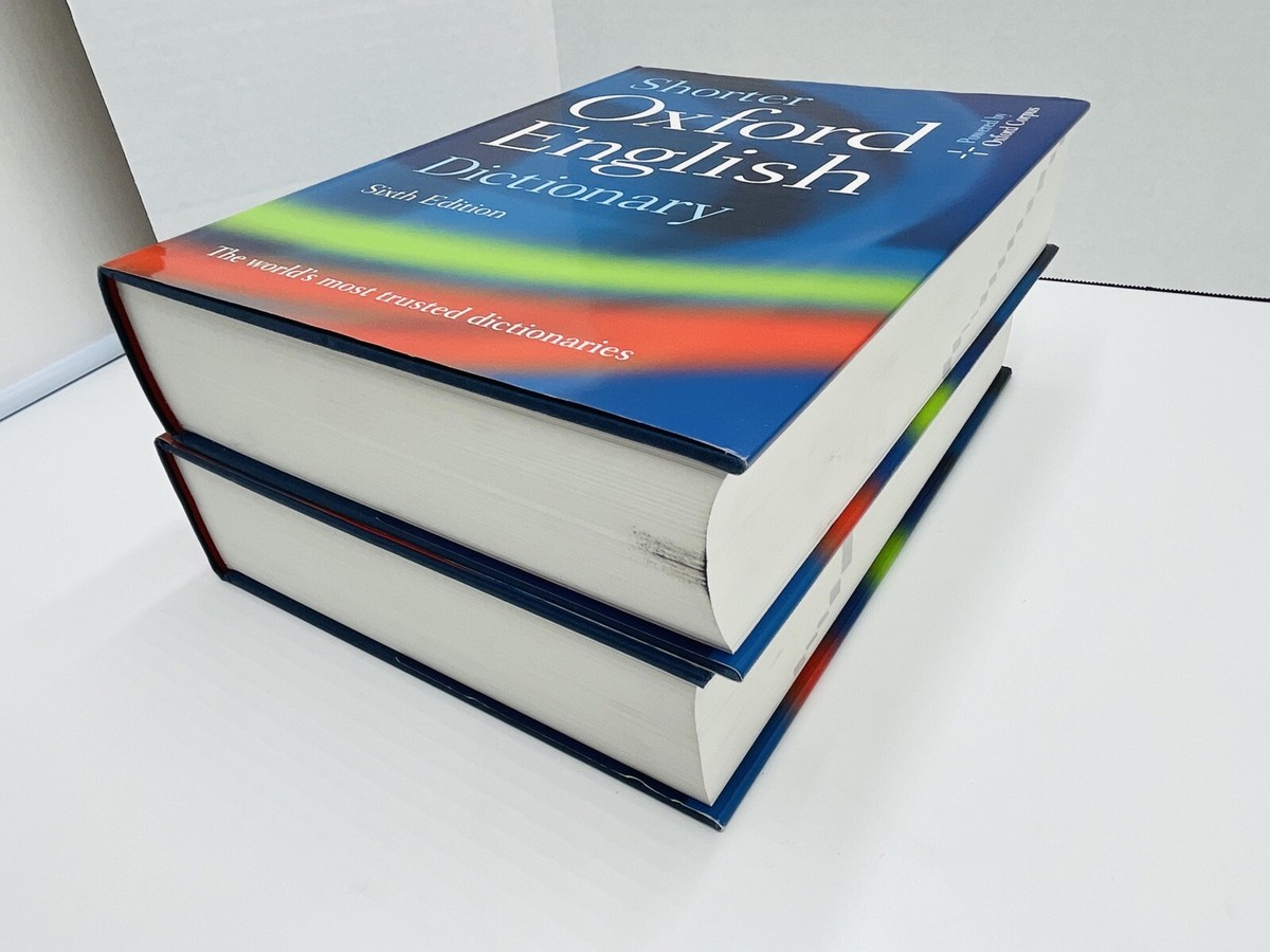 Shorter Oxford English Dictionary - Sixth Edition (set of 2 Shorter Oxford English Dictionary - Sixth Edition (set of 2