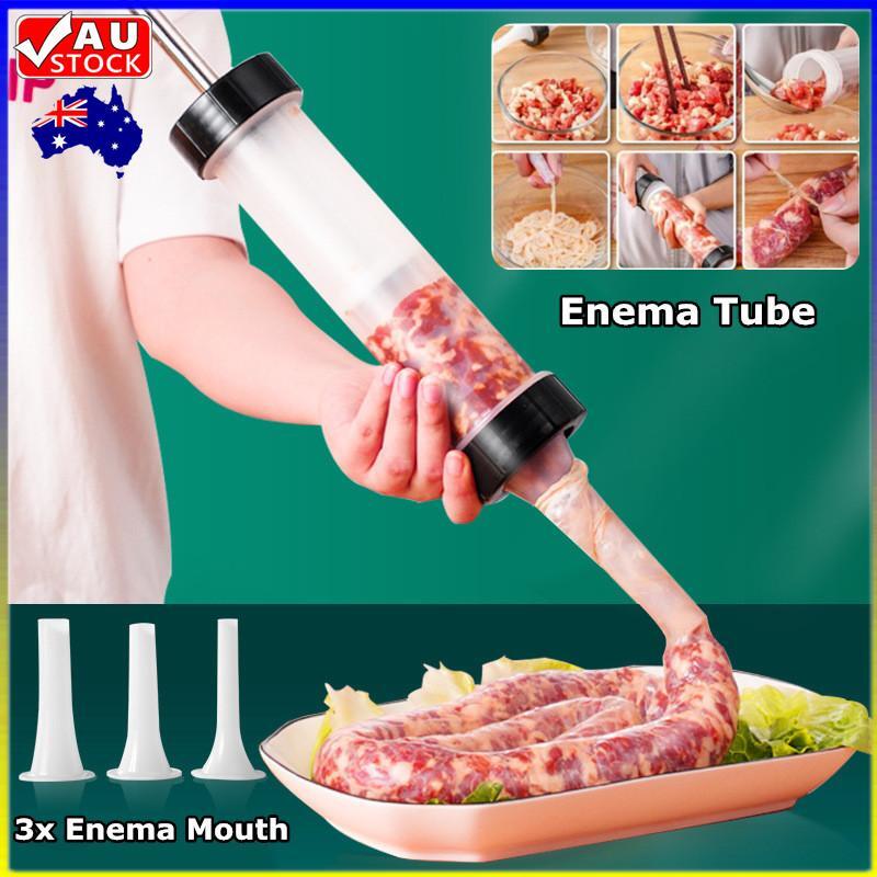 Sausage Machine Meat Filler Stuffer Salami Maker Funnel Hand Operated