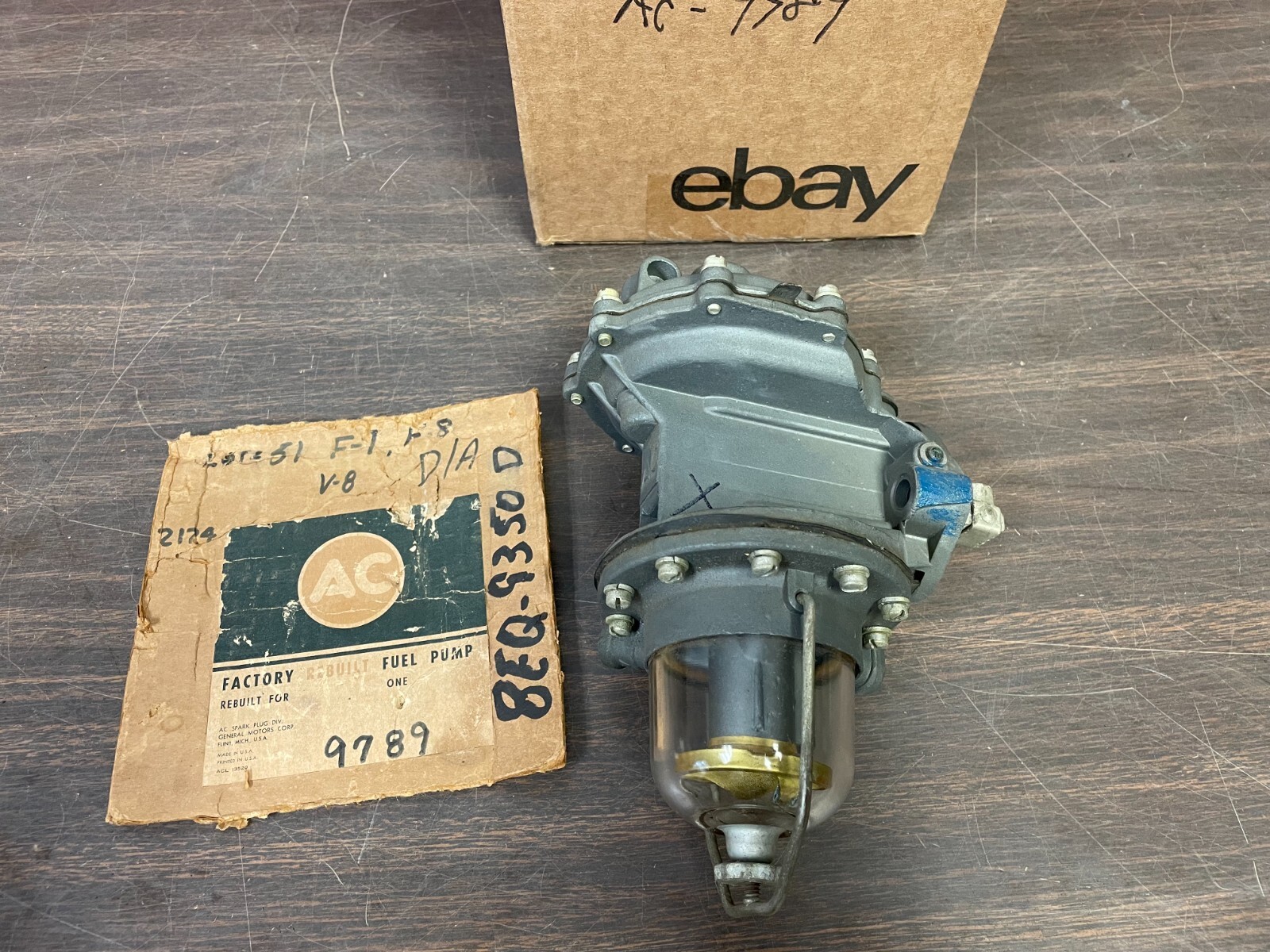 1951 FORD TRUCK V8 AC DUAL ACTION FUEL PUMP NOS 1223 eBay