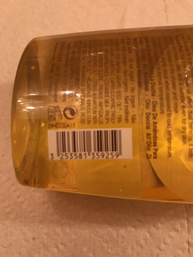 L'Occitane Amande Almond Shower Oil 8.4oz/250ml. New eBay