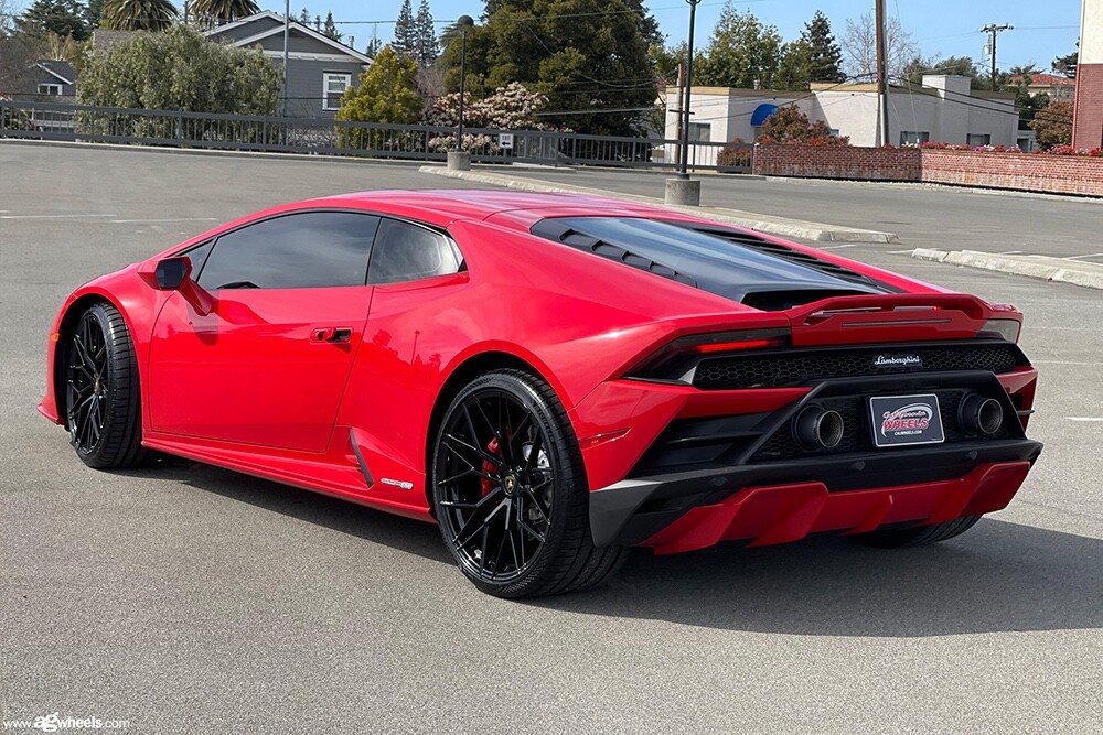 AG M520r GLOSS WHITE WHEELS RIMS FIT LAMBORGHINI HURACAN 20X9 & 21X12