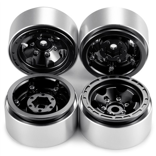 Llantas de buje de rueda Beadlock de aleación de 1,0 pulgadas para coche de radiocontrol axial 1/24 SCX24 1/18 TRX4M - Imagen 11 de 36