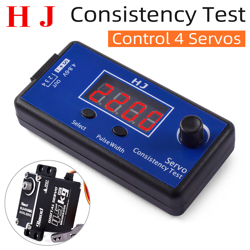 Digital RC Servo Tester – 3 Modes For Helicopter, Airplane, Car (4.8-6V)