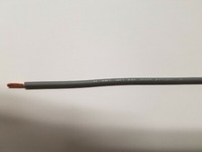 GRAY GXL 12 AWG AUTOMOTIVE WIRE WITH LEGEND PRINT HIGH TEMP COPPER USA 25'