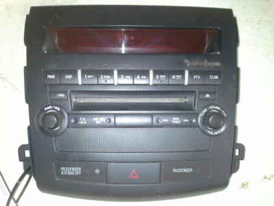 8750A142 Mitsubishi Lancer Outlander Radio Navigation Display Head 