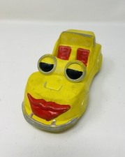 Garrett Sales GS Vintage Rubber Yellow 200 Happy Heidi Car 7  NOS Rare