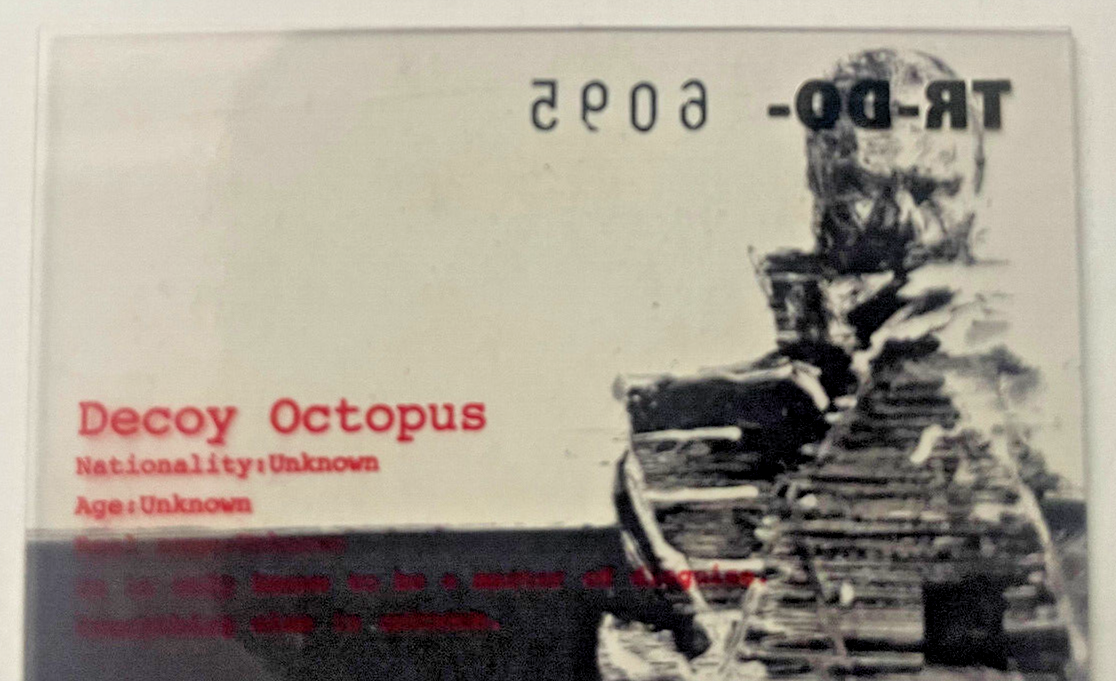 Metal Gear Solid #53 - Decoy Octopus Konami Tradind Card 1998 TR