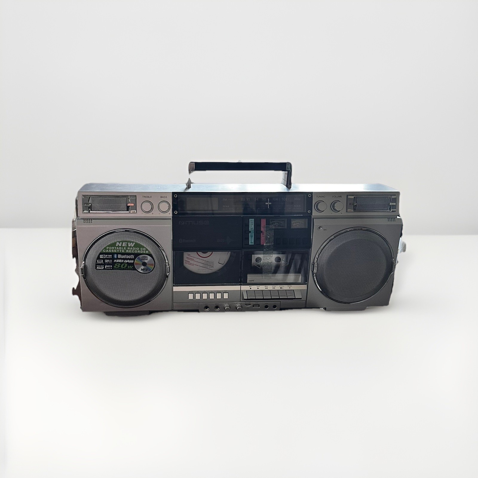 Radio CD Muse M-380 GBS lecteur portable simple pour écouter vos CD et clés USB