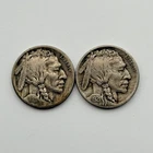 (Lot of 2) 1921-S Buffalo Nickel 5C Better Grade Semi Key San Francisco Coins