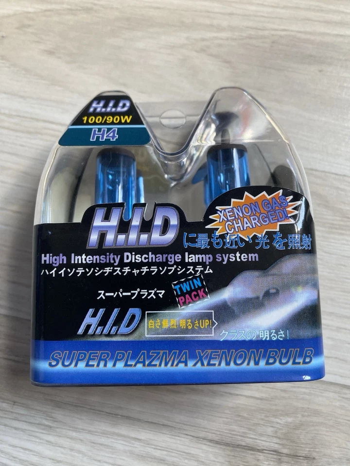 Plasma Xenon H I D 100/90w H4 High Discharge Lamp System Xenon Bulb X 2 Ina Pack - Image 2 of 4