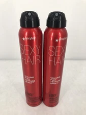 SEXYHAIR Big Volume Flex Texture Spray  5.8 Oz, 2 pack New