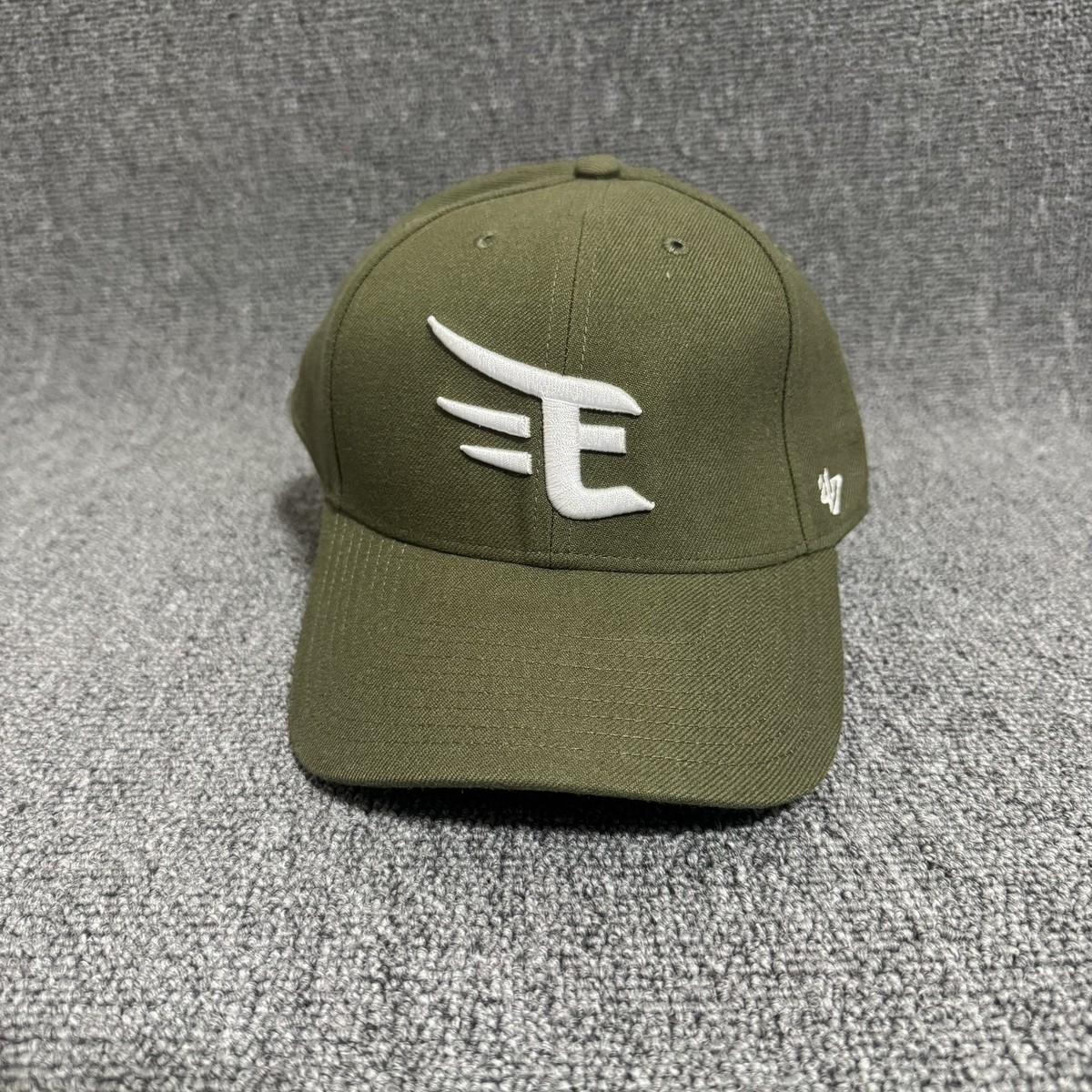 '47 Brand Olive Green Baseball Cap Snapback Hat Curved Brim Sports