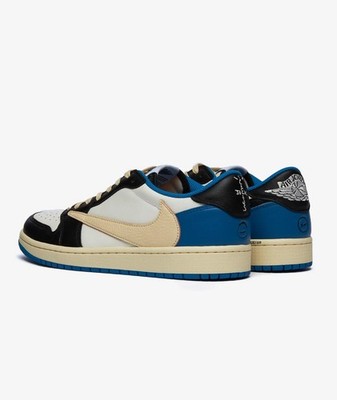 Jordan 1 Retro Low OG SP Fragment Travis Scott Size 10.5 Lightly Used
