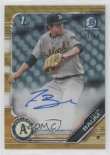 2019 Bowman Draft Chrome Pick Gold Refractor 22/50 Tyler Baum #CDA-TB Auto 0zj6