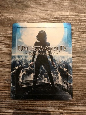 Underworld 1 2 3 4 [4 Blu Ray Box] FSK18 Steelbook