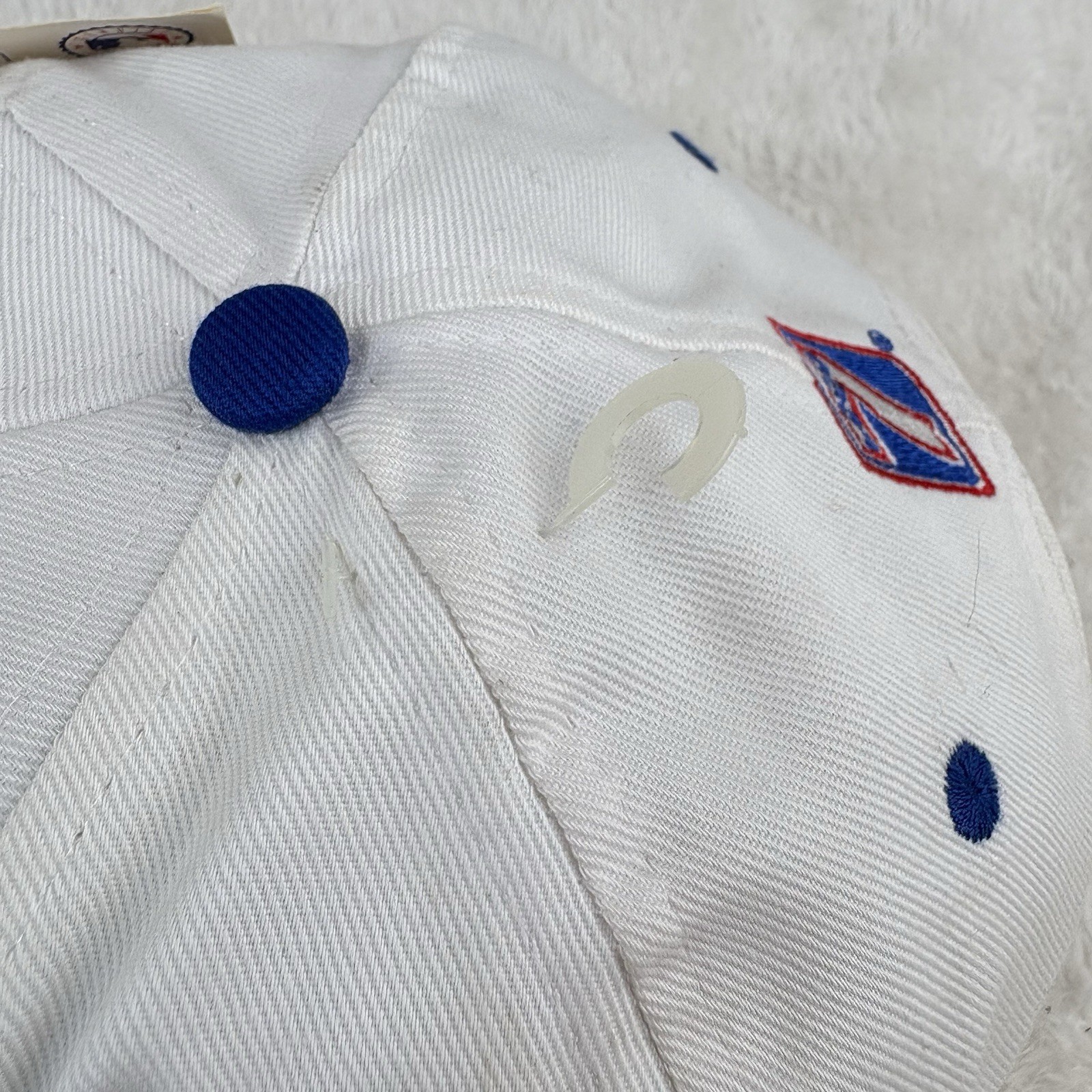 NWT VTG Duke Blue Devils Logo 7 Side Spell Out Snapback Cap Hat - Embroidered