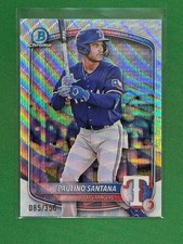 2025 Bowman Chrome Prospects Wave Refractor #BCP-72 Paulino Santana /350