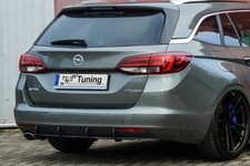 Gefräßter Heckansatz Diffusor aus ABS für Opel Astra K Sports Tourer 
