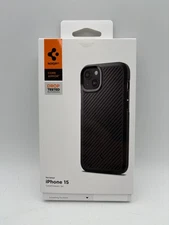 Spigen Core Armor Case for iPhone 15 Black Drop Tested Shock Absorb ACS06479