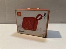 JBL GO4 Portable Speaker Waterproof Wireless Bluetooth Speaker System-Red NIB