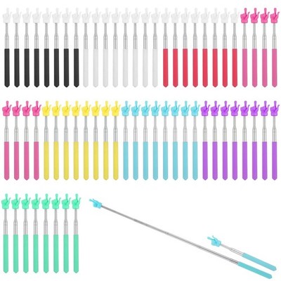 48 Pack Pointer Stick for Classroom, Extendable Multipurpose Teacher Pointer ...